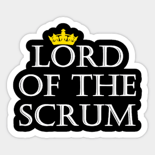 Lord of the Scrum Agile Development Sticker